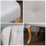 Sweetheart Seat | Settee | Cream