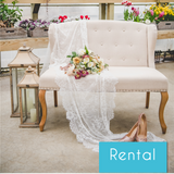 Sweetheart Seat | Settee | Cream