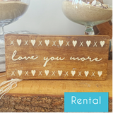 Accent Sign | Love You More