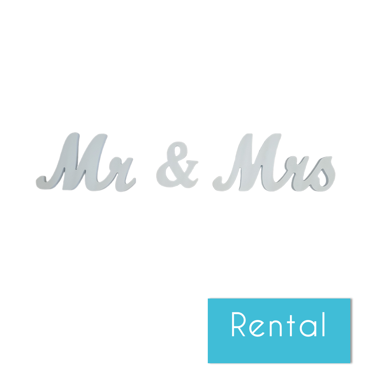 Accent Sign Mr Mrs Stylized Events accent-sign-mr-mrs-stylized-events