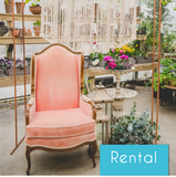 Vintage Accent Chair | Pink