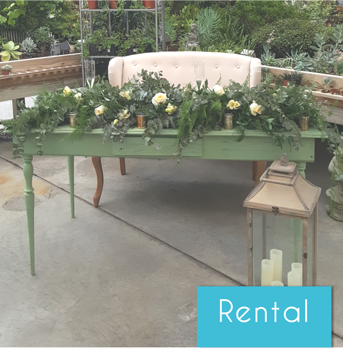 Sweetheart clearance table rentals