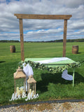 Wood Wedding Arch