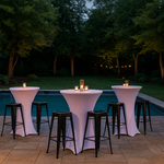 30" x 42" Round Cocktail Table