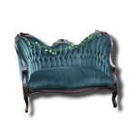 Sweetheart Seat | Settee | Vintage | Green