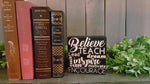 Decorative Wood Tile | Believe - Teach - Inspire