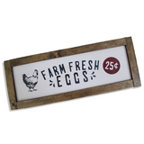 Farmhouse Sign | Fresh Eggs | 2 Feet Long