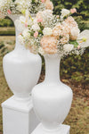 Free Standing Vase | White