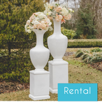 Free Standing Vase | White