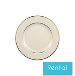 BREAD & BUTTER PLATE | GOLD BAND