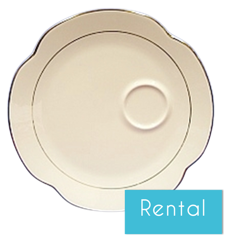 LUNCHEON PLATE | GOLD BAND