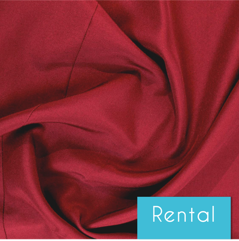 Red Polyester Linen Linens | Holiday Red | Polyester – Stylized Events