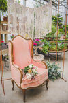 Vintage Accent Chair | Pink