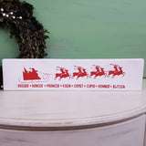 Wall Plaque | Santa's Reindeer
