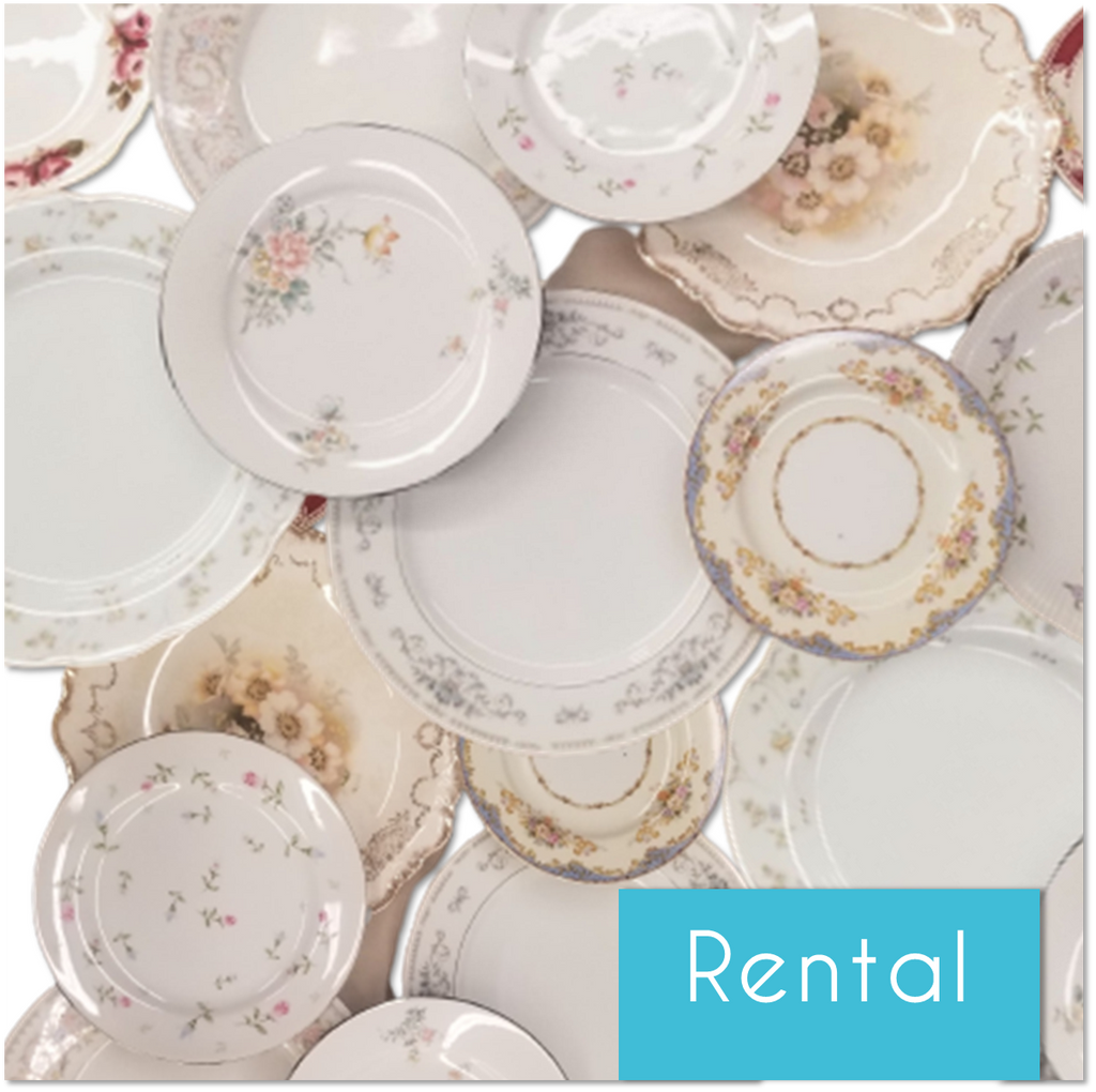 Vintage dinner 2025 plate sets