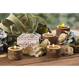 David Tutera™ Wooden Tea Light Holders: 6 Pack